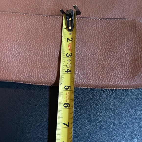 Huser Large Brown Leather Tote - Picture 6 of 6